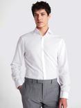 Moss Slim Fit Poplin Shirt, White