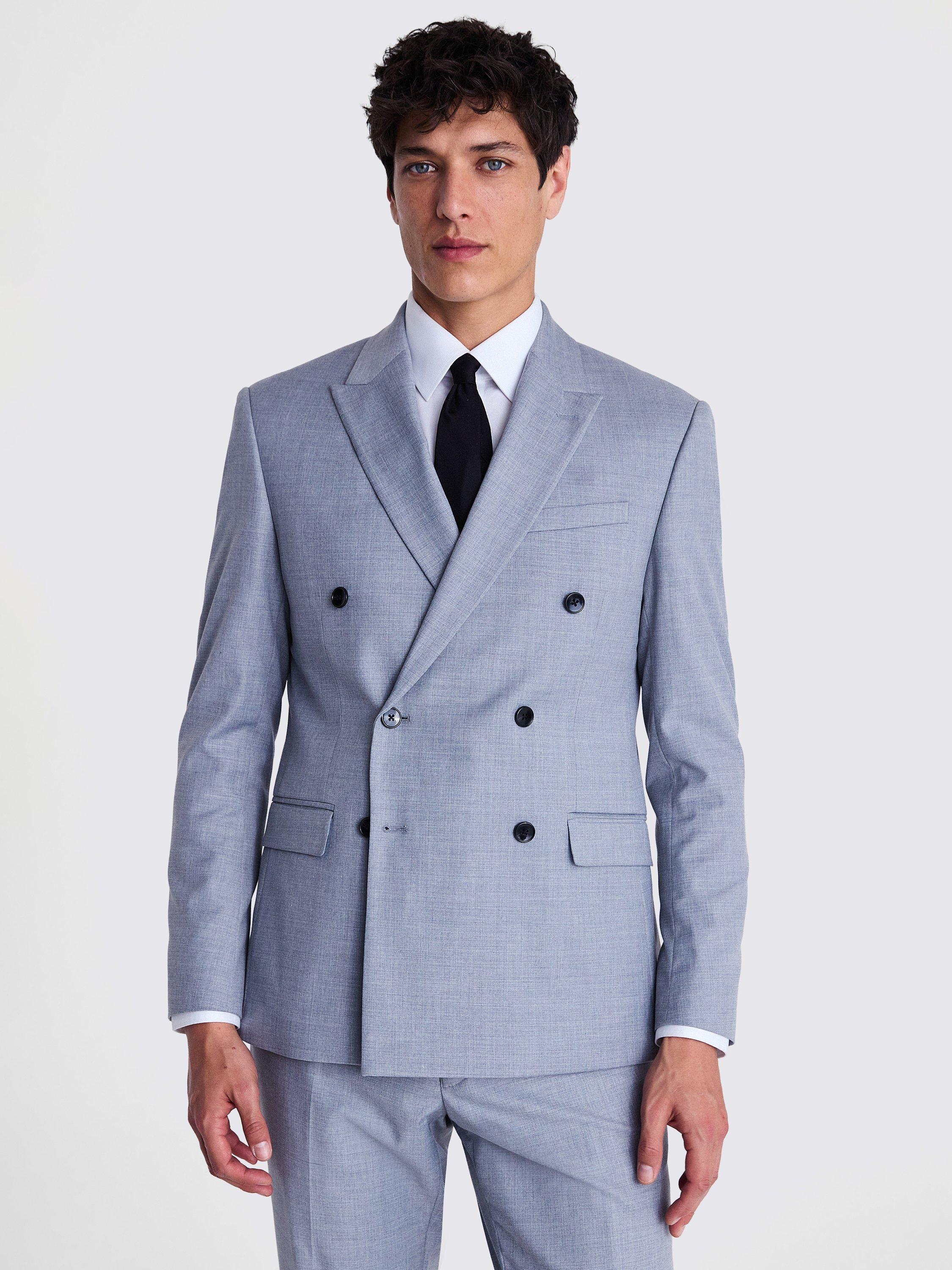 Moss double breasted suit best sale