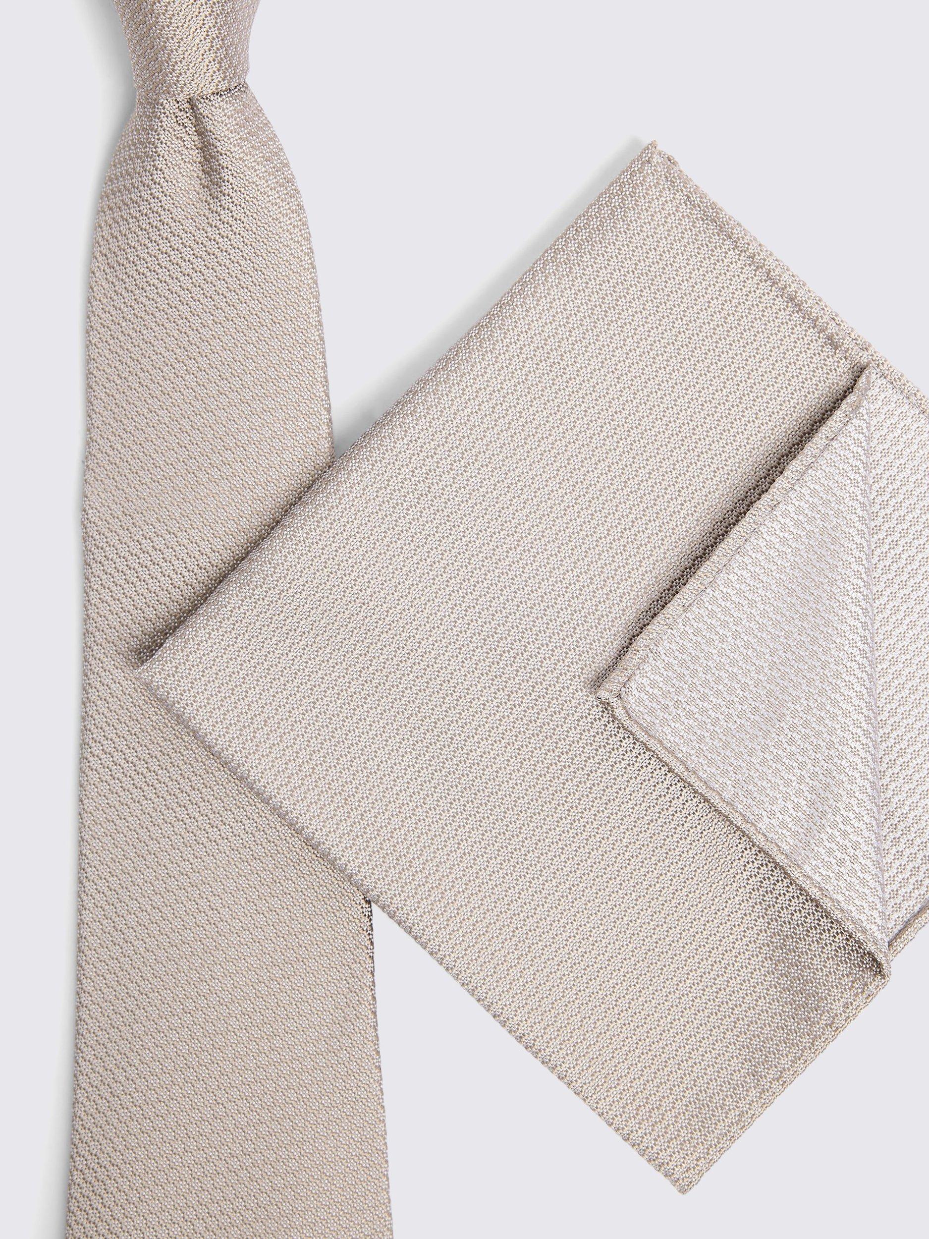 Product image 3 of 3, which shows Moss Silk Semi Textured Tie, Yellow