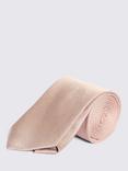 Moss Silk Semi Plain Tie, Pink