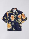 Edwin Regular Fit Japanese Floral Print Shirt, Multicolour