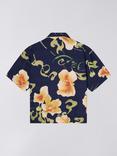 Edwin Regular Fit Japanese Floral Print Shirt, Multicolour