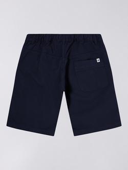 Edwin Gangis Brushed Cotton Shorts, Maritime Blue - view 2, Maritime Blue