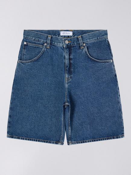 Edwin Tyrell Cotton Denim Shorts, Blue, Blue
