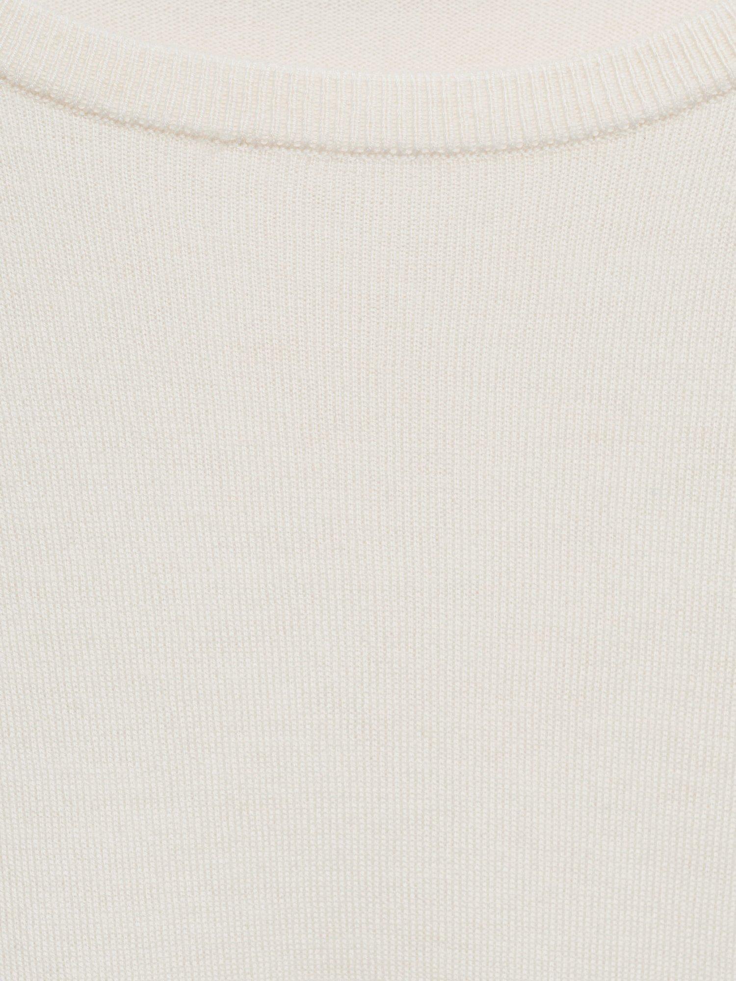 Product image 6 of 6, which shows Mango Lucca Fine Knit Jumper, Light Beige, XL