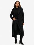 Superdry Double Breasted Wool Blend Coat