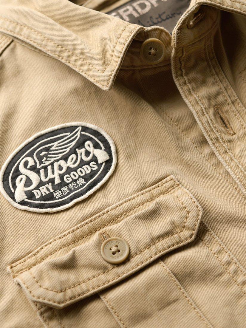 Product image 5 of 5, which shows Superdry Scout Shirt, Classic Tan Brown, 8