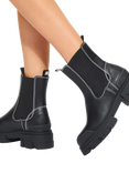 KG Kurt Geiger Trekker Chunky Chelsea Boots, Black