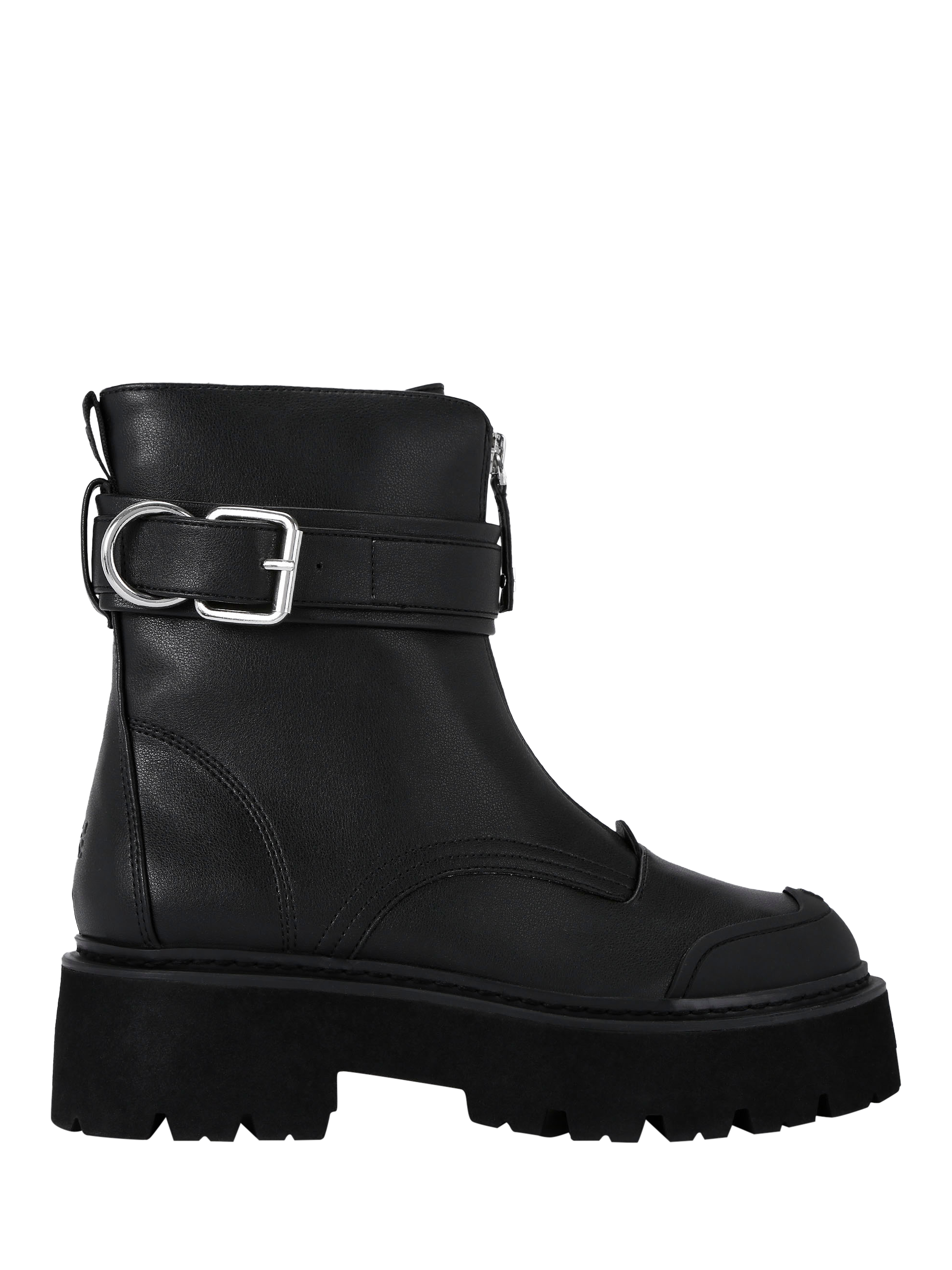 KG Kurt Geiger Trick Zip Ankle Boots Black