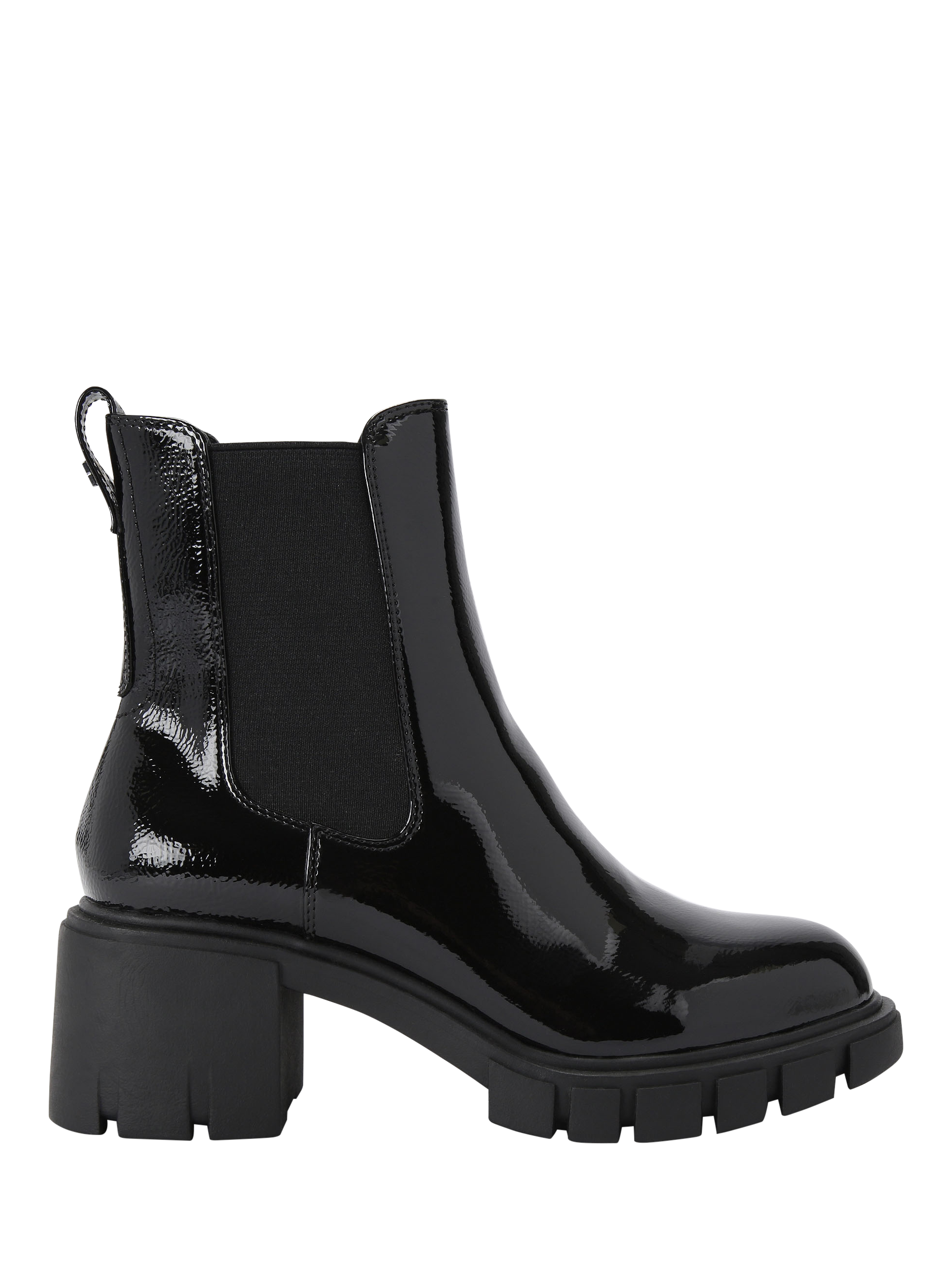 KG Kurt Geiger True Chunky Heeled Chelsea Boots Black