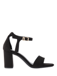 KG Kurt Geiger Faryn Block Heeled Sandals, Black