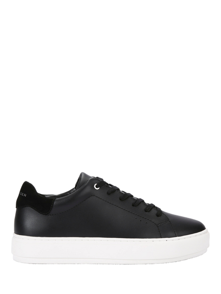 Kurt Geiger London Laney 2 Leather Chunky Trainers, Black