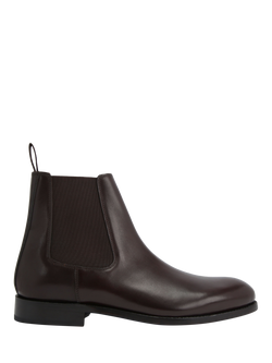 Kurt Geiger London Sloane Leather Chelsea Boots, Dark Brown
