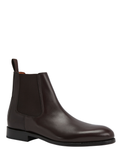 Kurt Geiger London Sloane Leather Chelsea Boots - view 2, Dark Brown