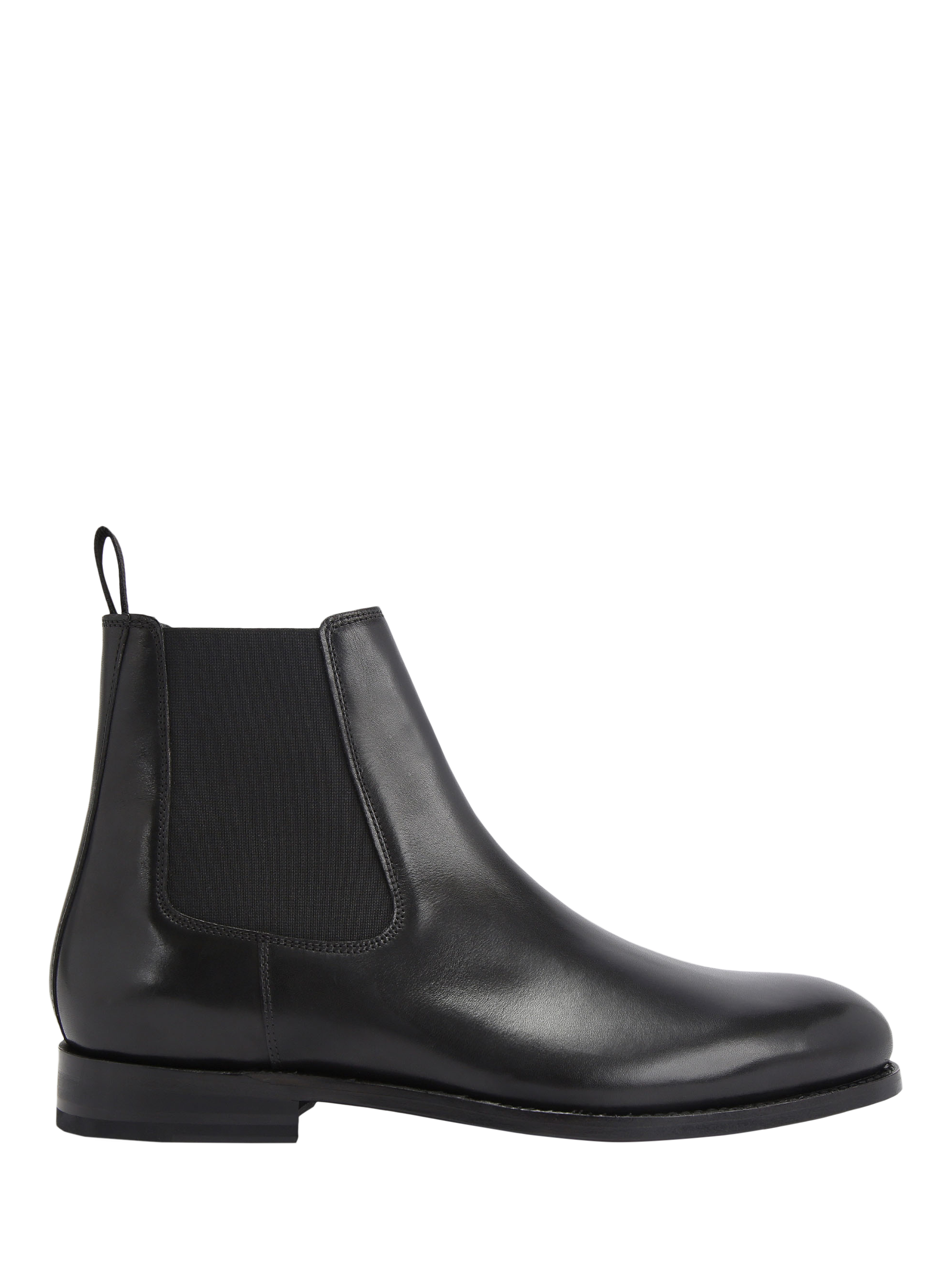 Product image 1 of 4, which shows Kurt Geiger London Sloane Leather Chelsea Boots, Black, 6