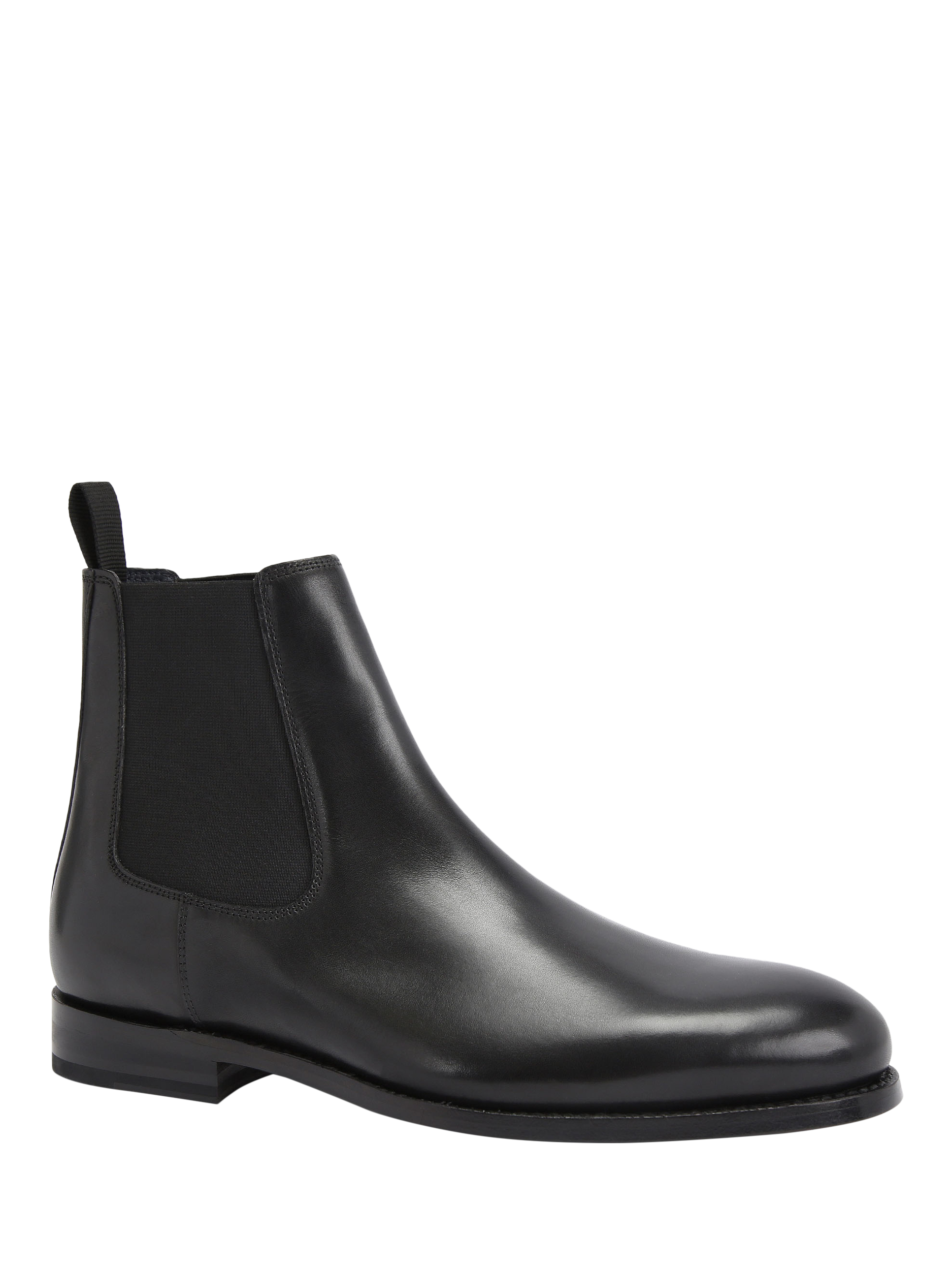 Product image 2 of 4, which shows Kurt Geiger London Sloane Leather Chelsea Boots, Black, 6