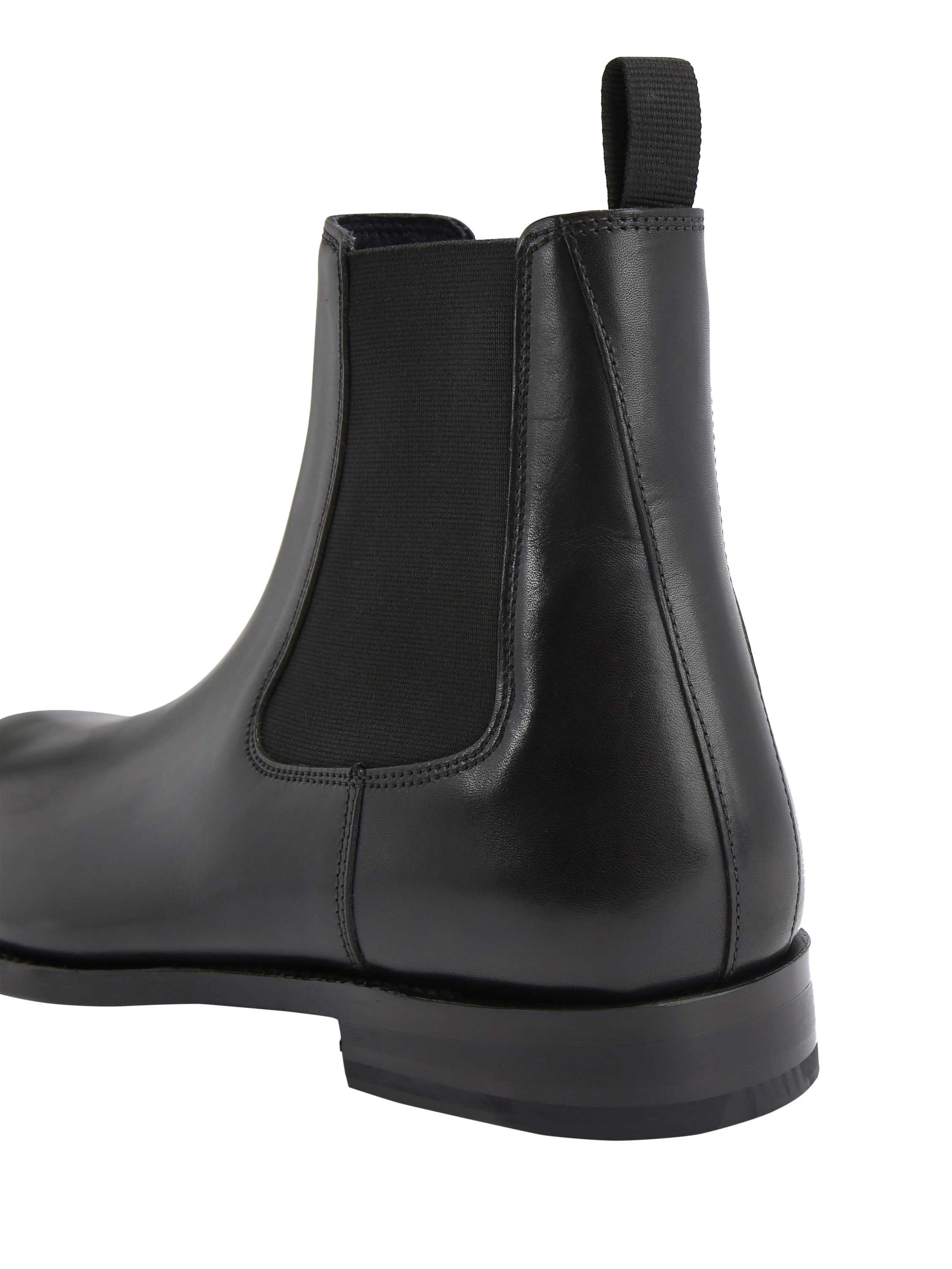 Product image 3 of 4, which shows Kurt Geiger London Sloane Leather Chelsea Boots, Black, 6
