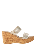 Carvela Ivy Wedge Sandals, Gold