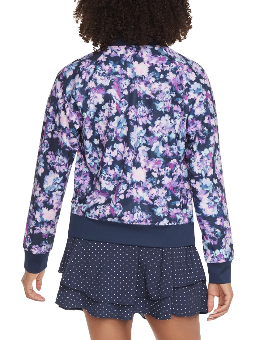 Product image 2 of 3, which shows Skechers Women's Misty Reversible Jacket, Blue/Lavender, S