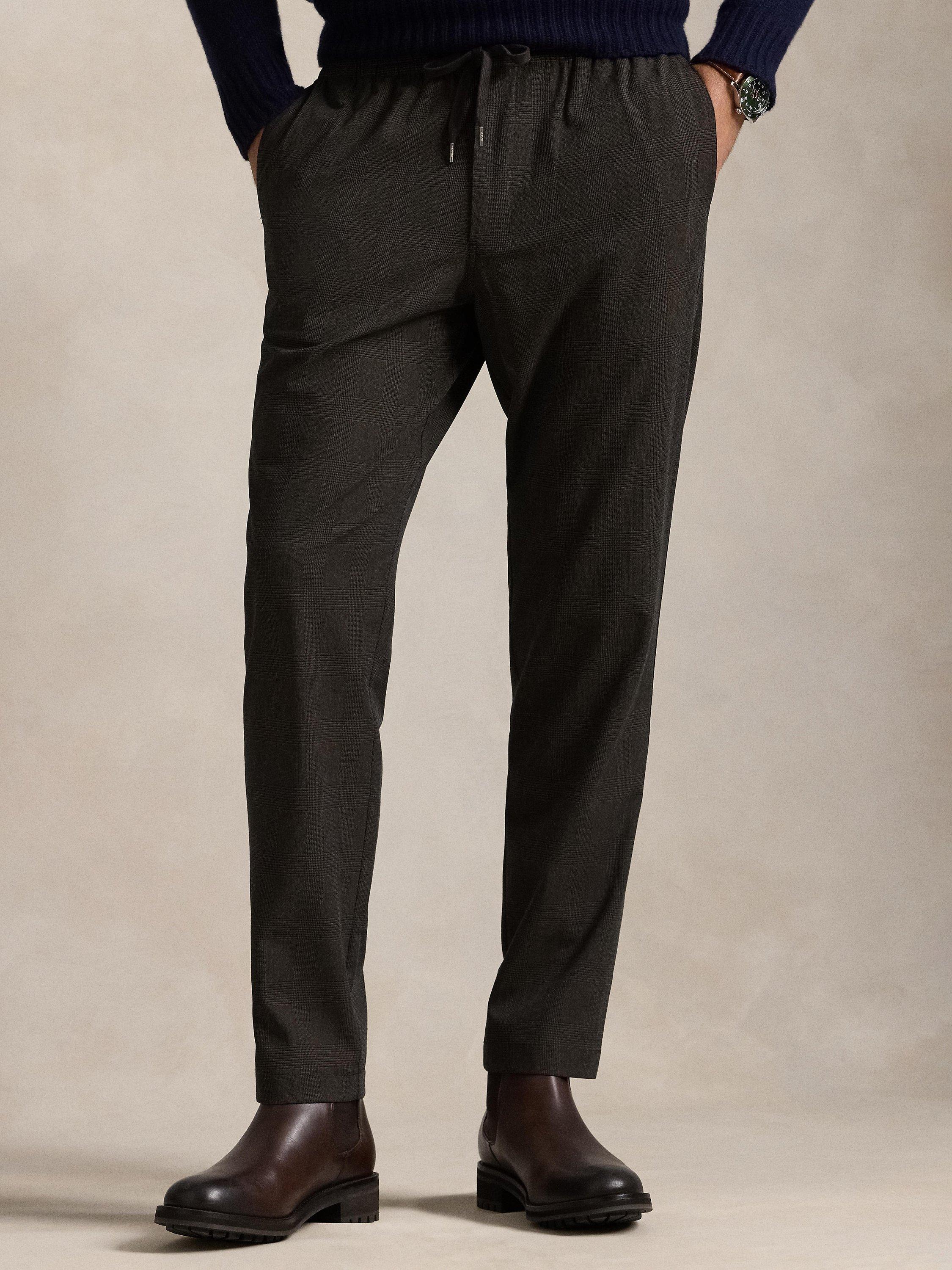 Product image 1 of 5, which shows Polo Ralph Lauren Trousers, Brown Glen Plaid, XXL