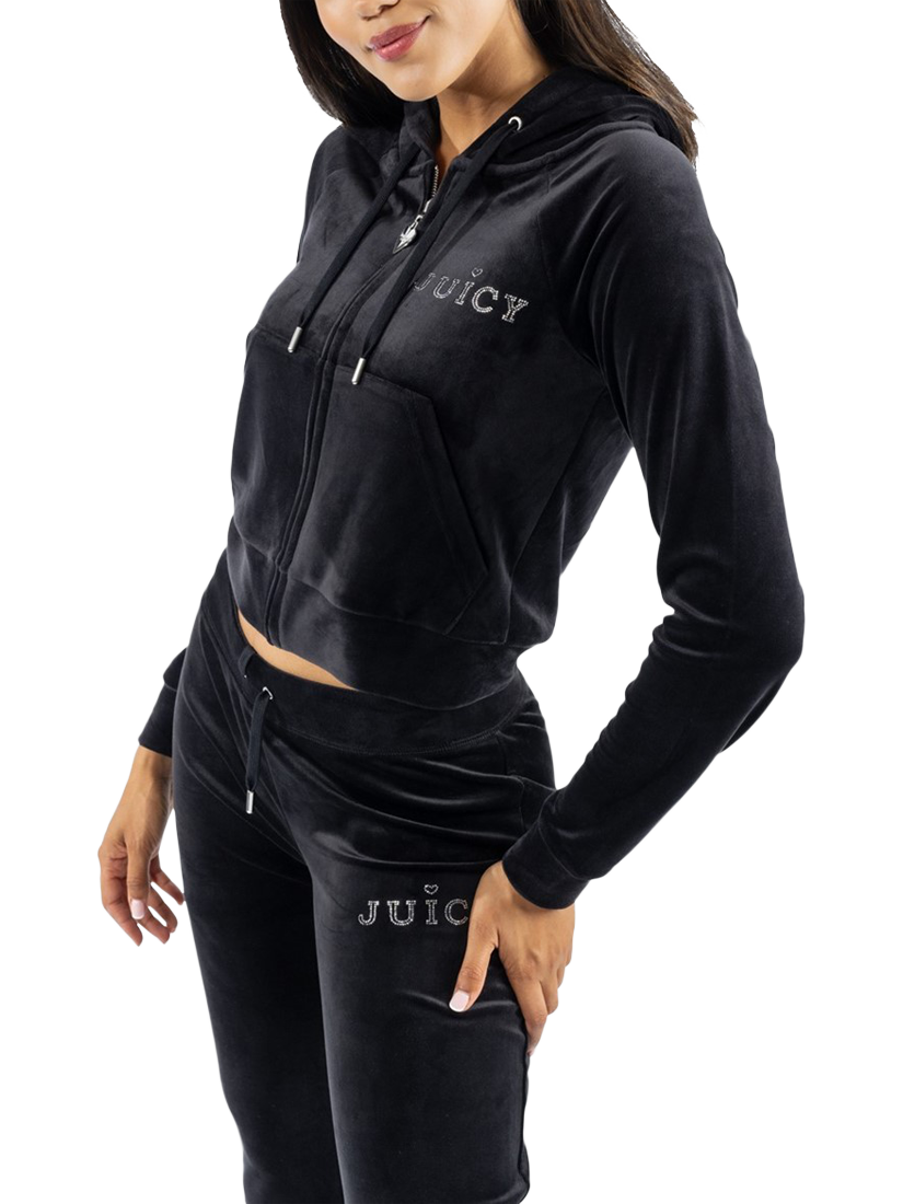 Product image 3 of 4, which shows Juicy Couture Regal Madison Hoodie, Black, XS-S