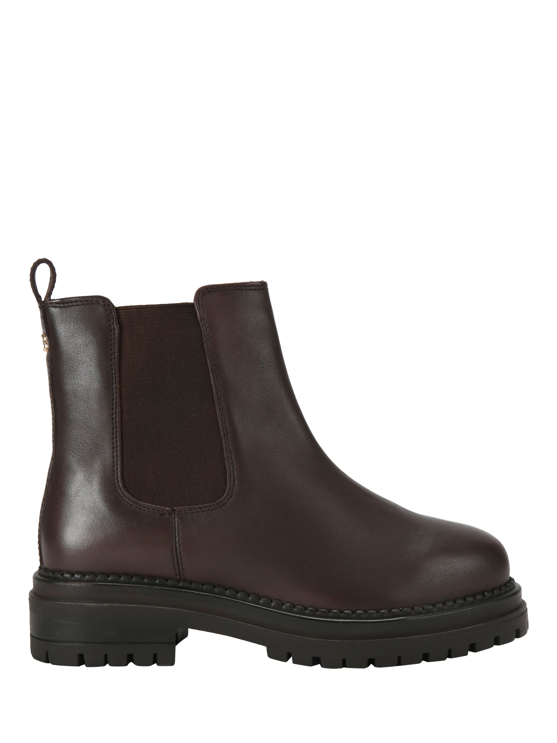 Carvela Headline Leather Chunky Chelsea Boots, Brown