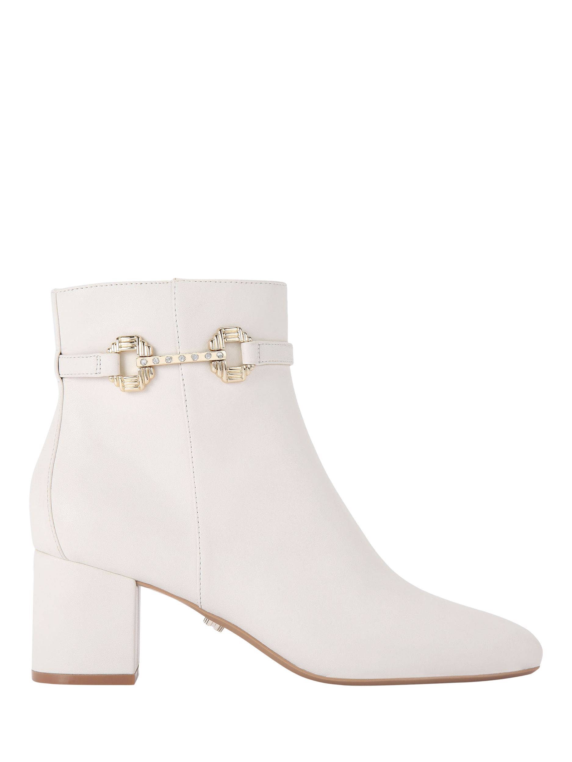 Carvela Poise Heeled Ankle Boots, Putty