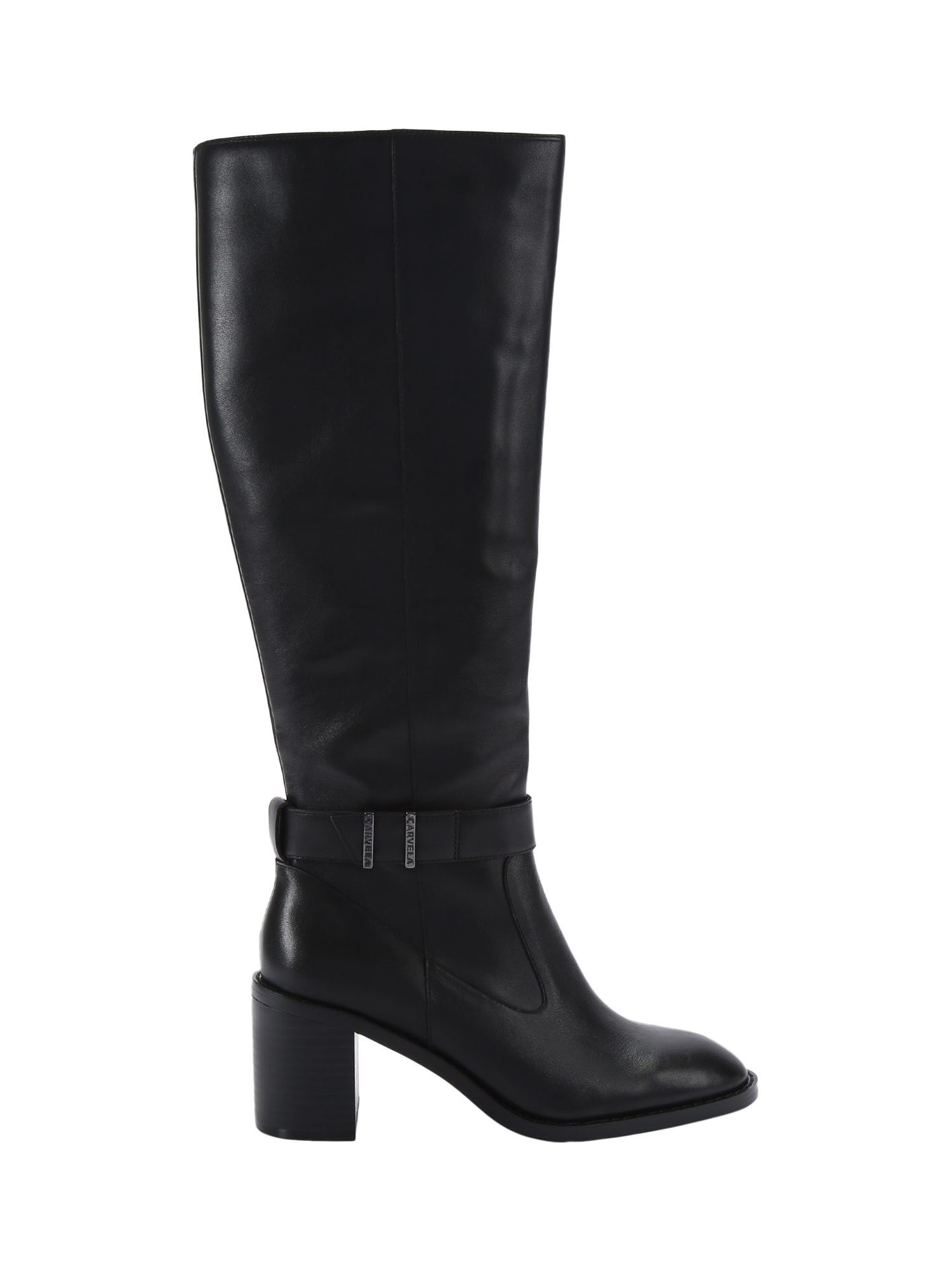 Carvela Stirling Leather High Leg Boots Black