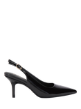 Carvela Spirit Slingback Pointed Heeled Courts, Black