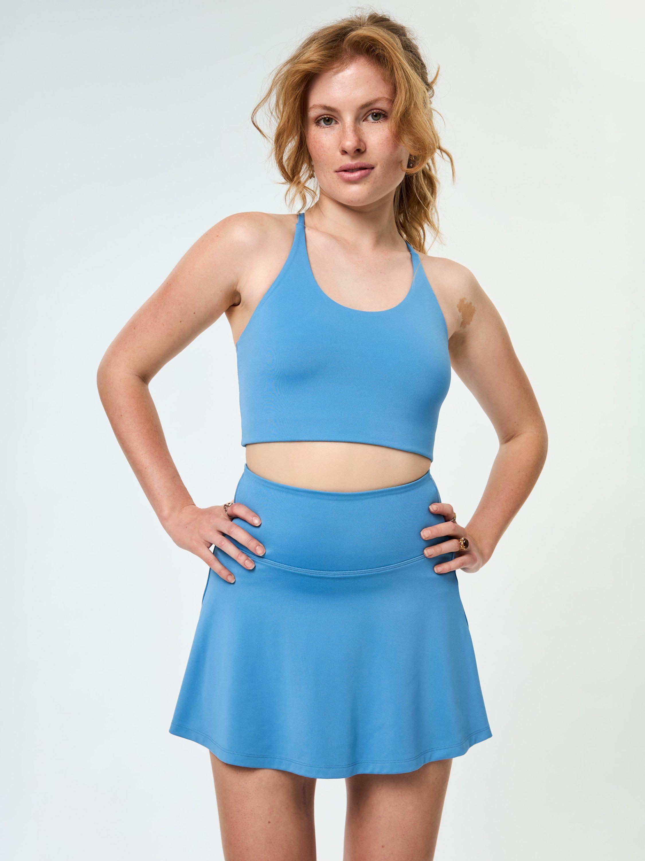 Girlfriend Collective Float Cleo Sports Bra, Blue