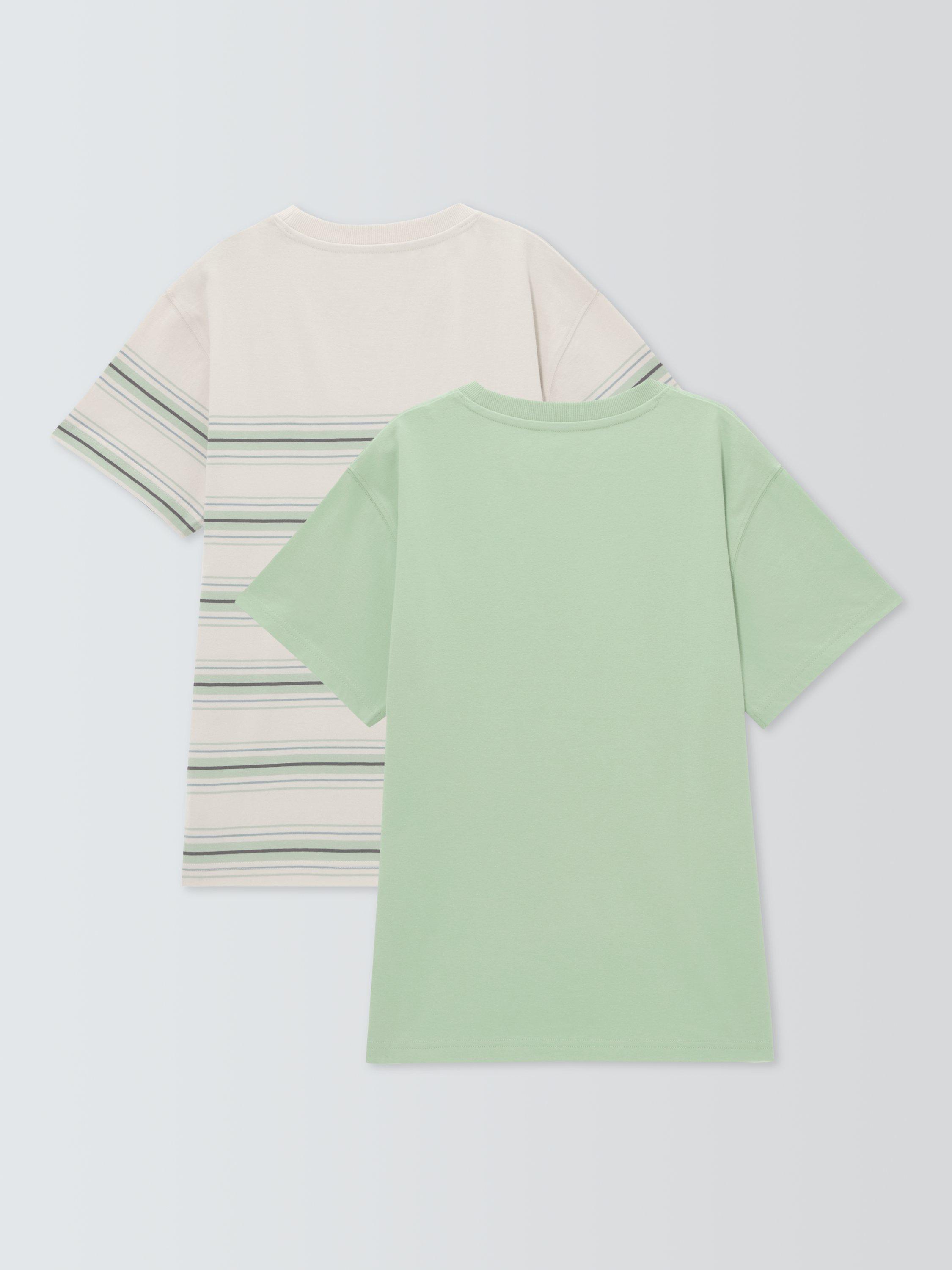 Product image 2 of 7, which shows John Lewis Kids' Stripe/Sun Graphic T-Shirts, Multi, 9 years