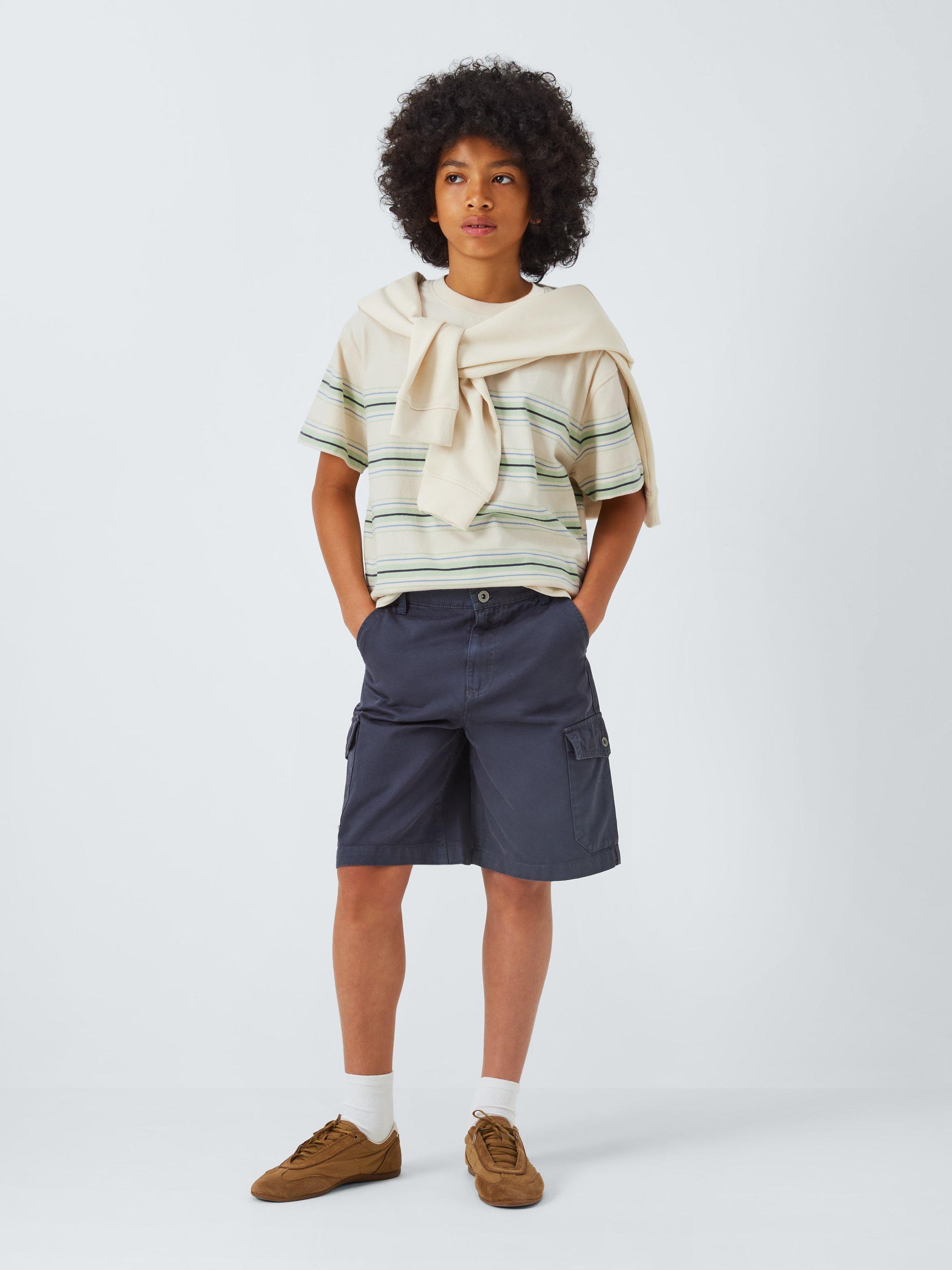 Product image 5 of 7, which shows John Lewis Kids' Stripe/Sun Graphic T-Shirts, Multi, 9 years