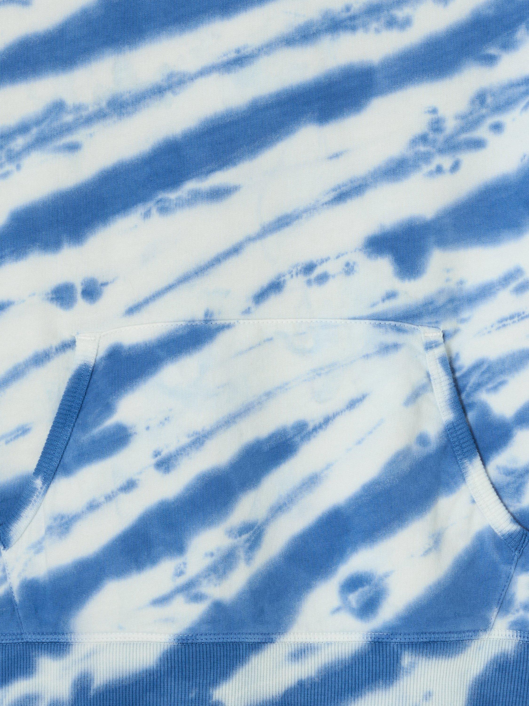 Product image 7 of 7, which shows John Lewis Kids' Tie Dye Hoodie, Blue, 2 years