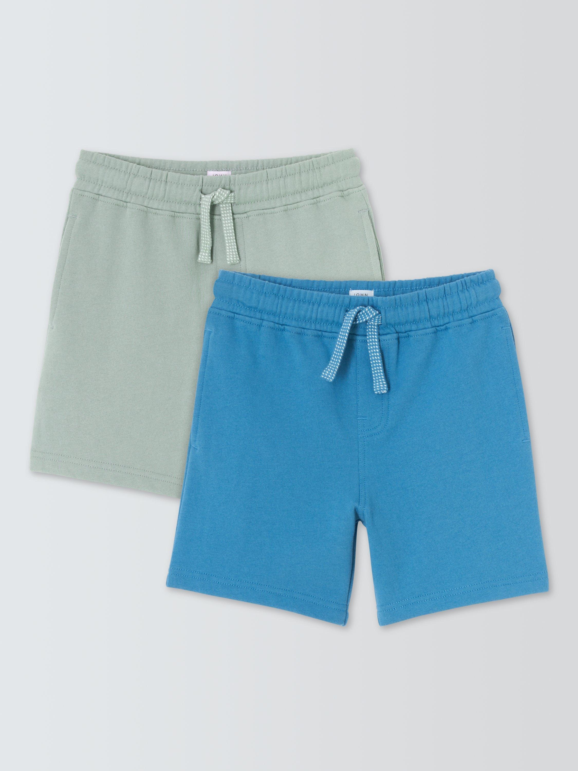Product image 1 of 7, which shows John Lewis Kids' Jersey Shorts, Pack of 2, Multi, 2 years