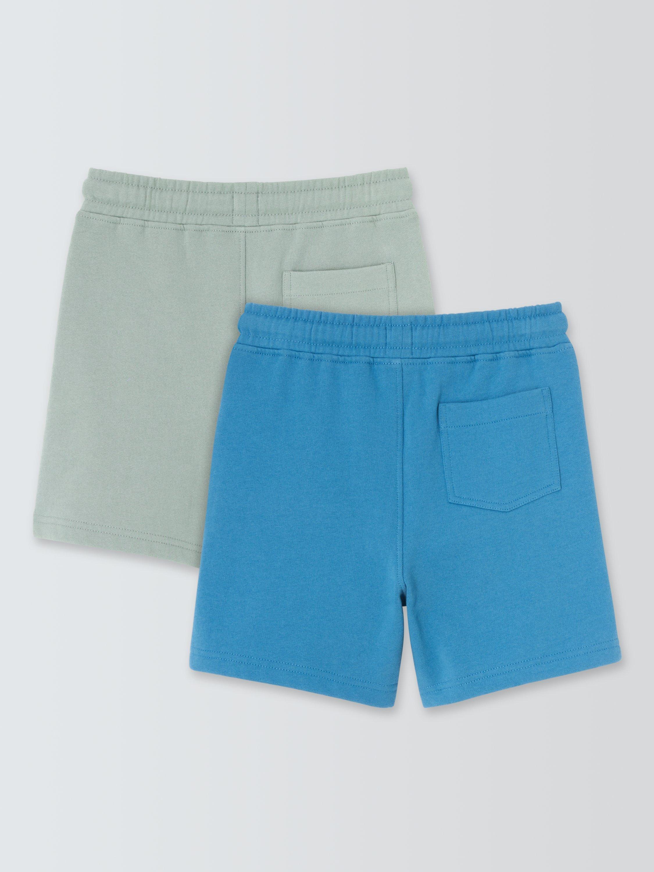 Product image 7 of 7, which shows John Lewis Kids' Jersey Shorts, Pack of 2, Multi, 2 years