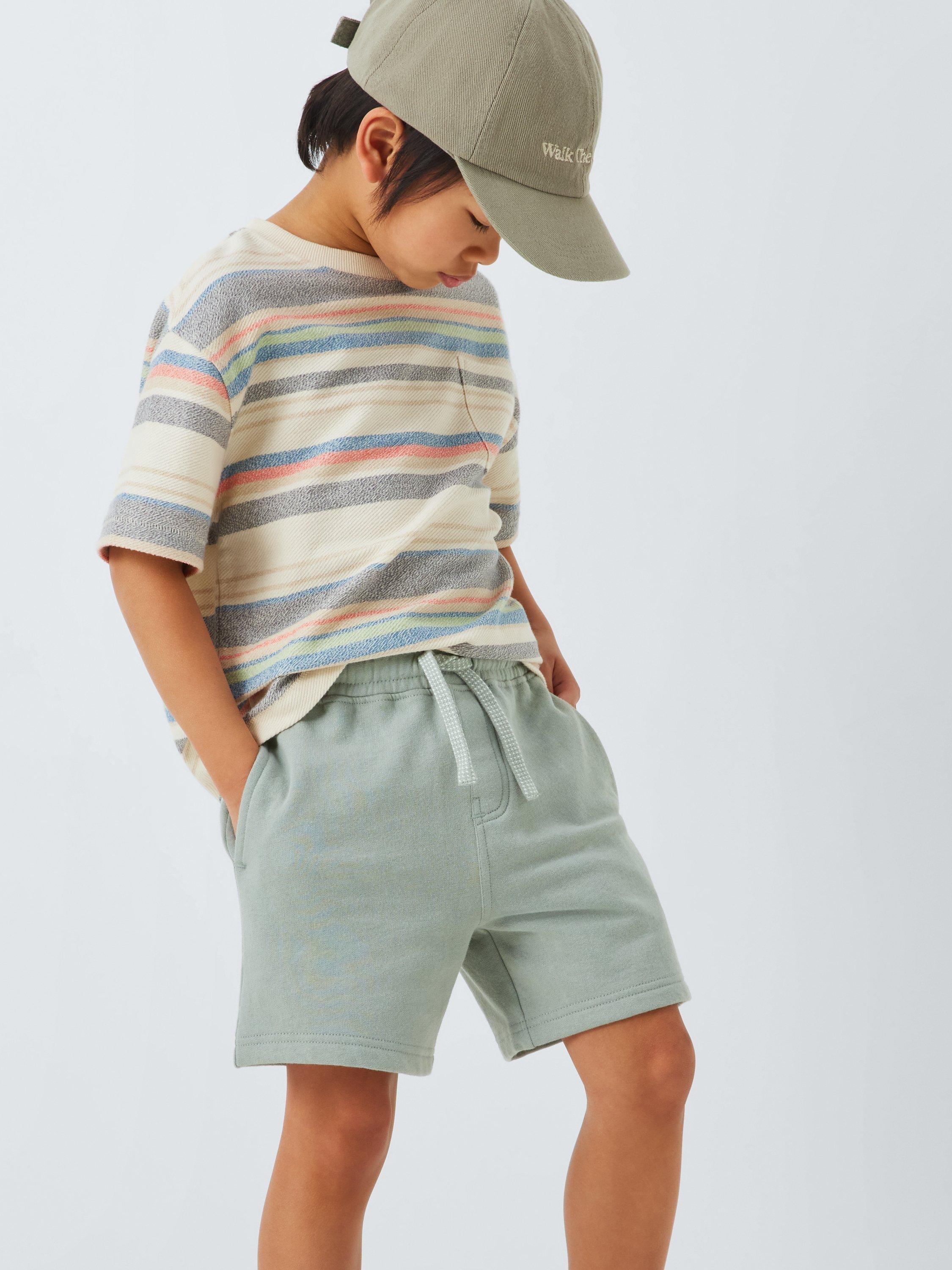 Product image 4 of 7, which shows John Lewis Kids' Jersey Shorts, Pack of 2, Multi, 2 years