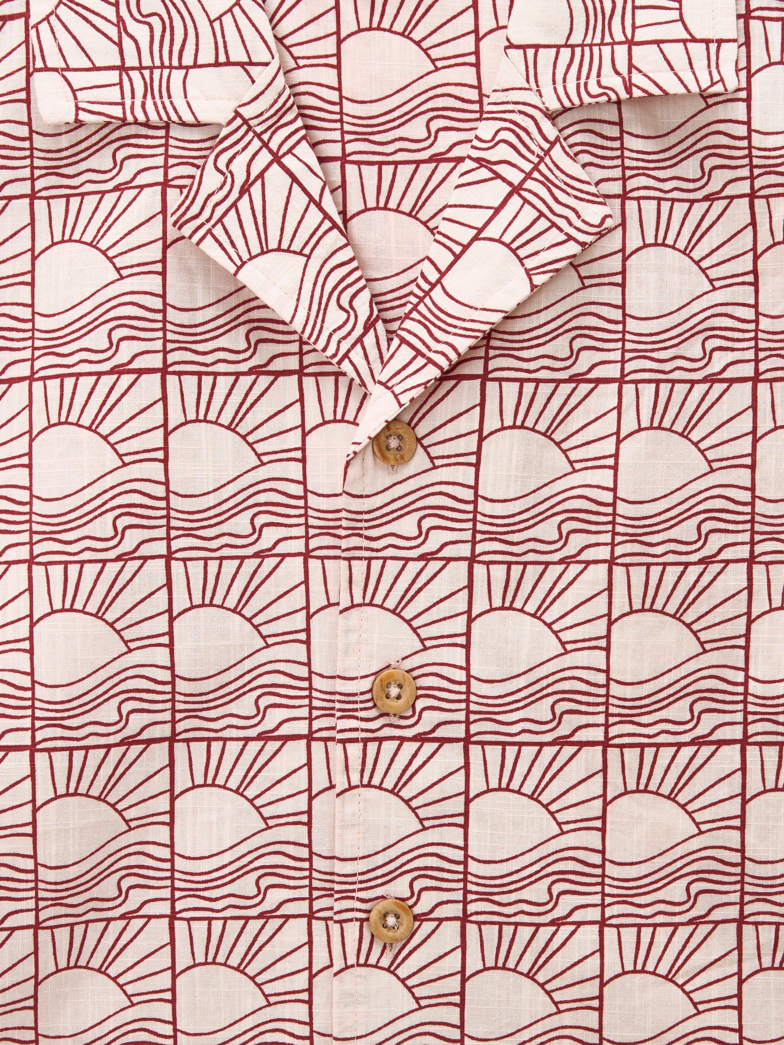 Product image 6 of 7, which shows John Lewis Kids' Sunrise Graphic Shirt, Multi, 9 years