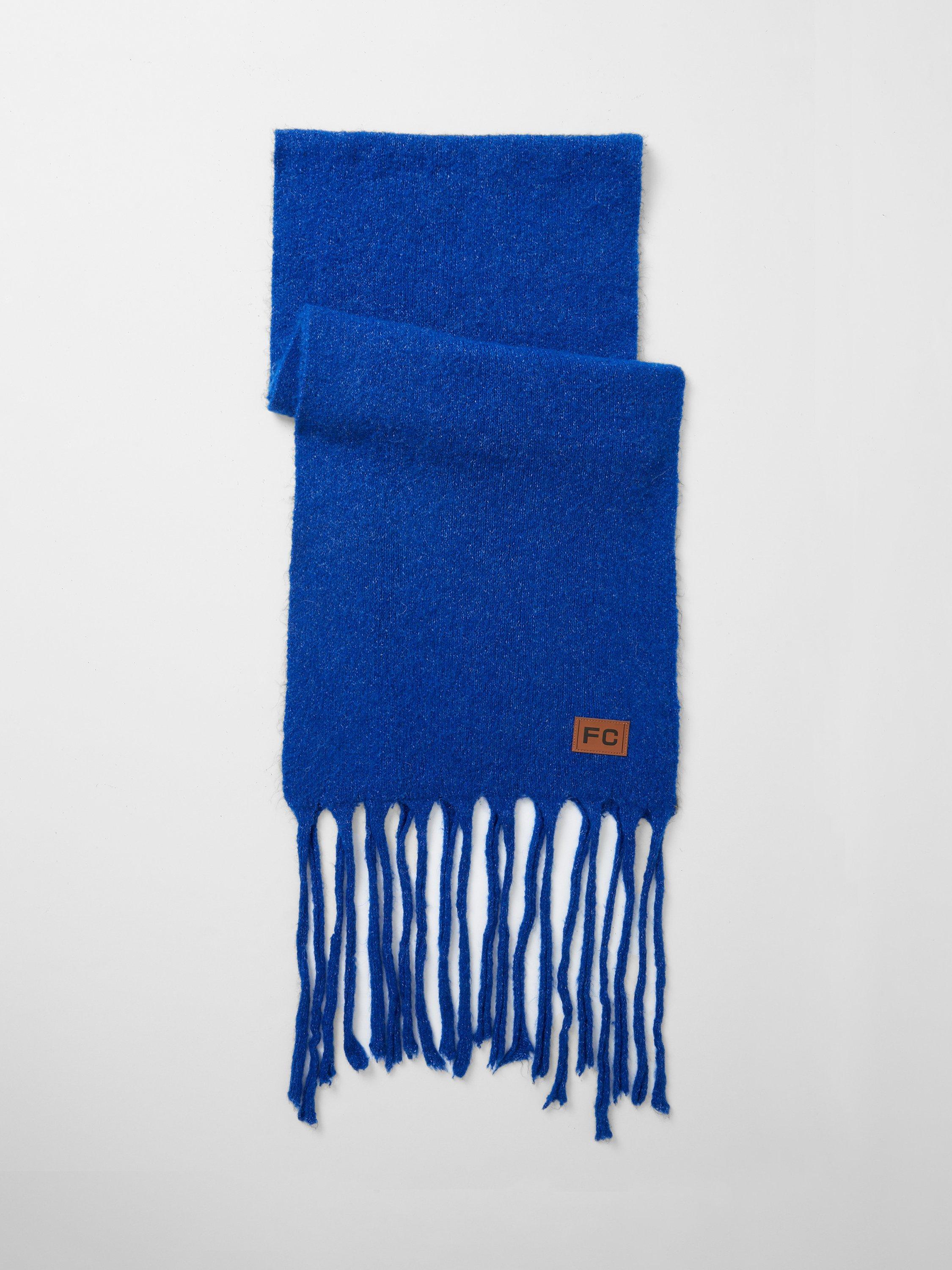 French Connection Soft Touch Knit Scarf, Cobalt Blue