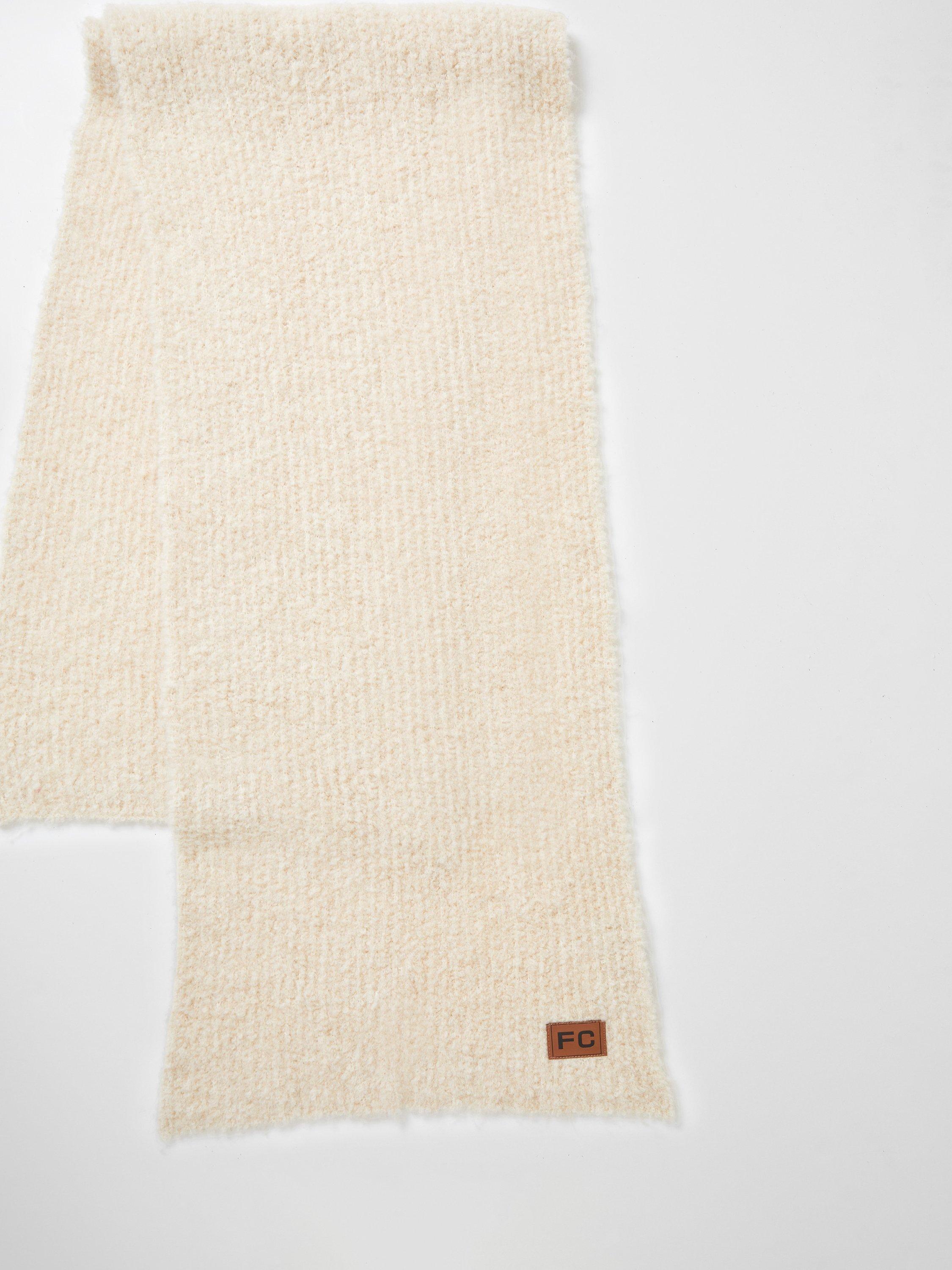 French Connection Melissa Boucle Scarf, Ecru