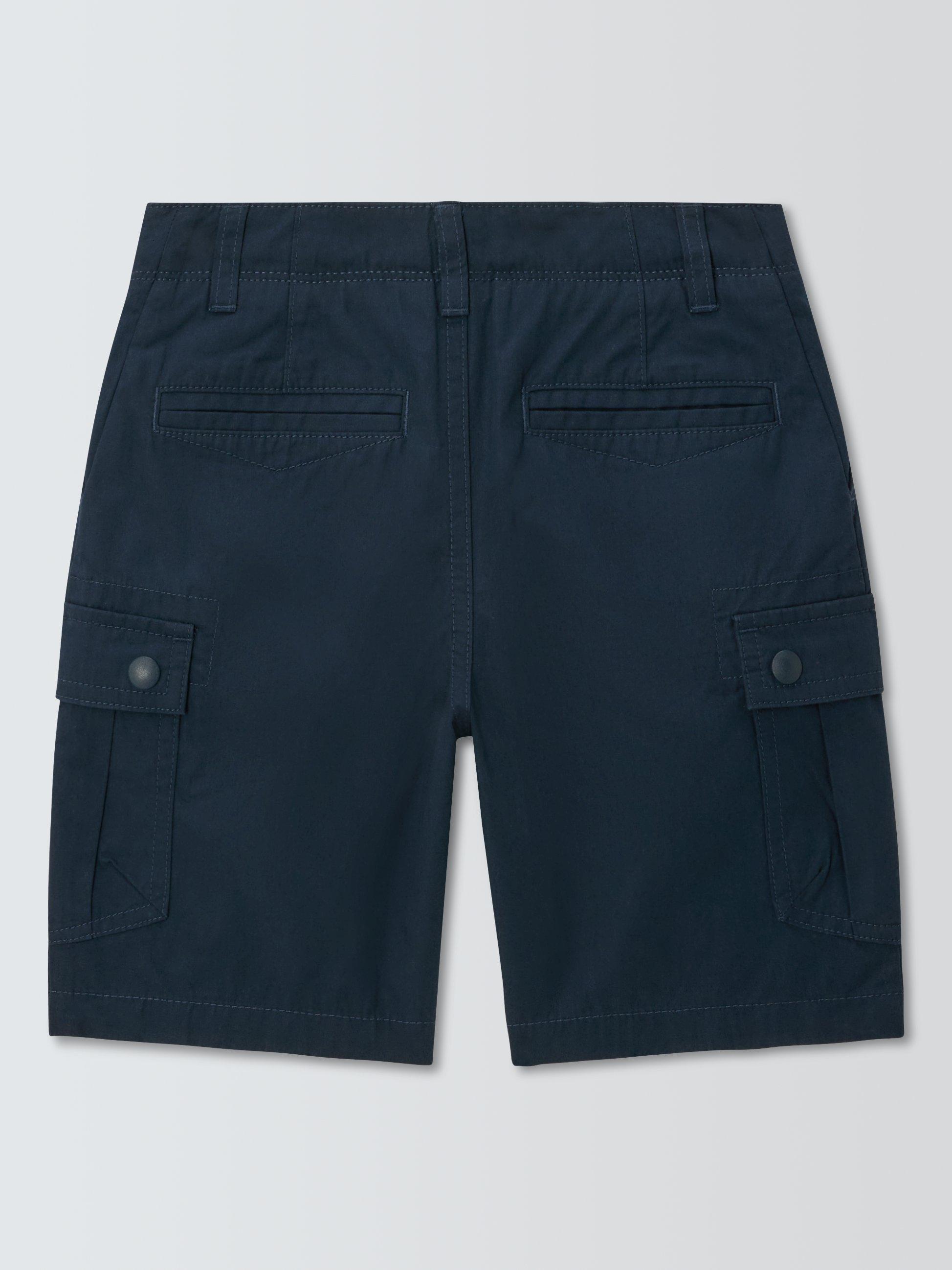 Product image 7 of 7, which shows John Lewis Kids' Cargo Shorts, Navy, 2 years