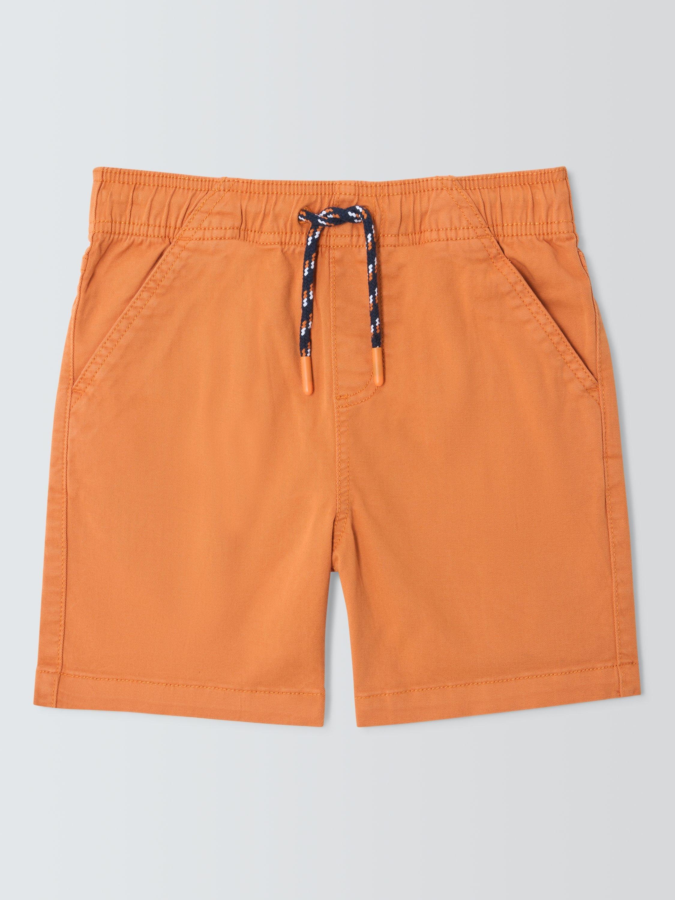 Product image 3 of 7, which shows John Lewis Kids' Dock Shorts, Orange, 2 years
