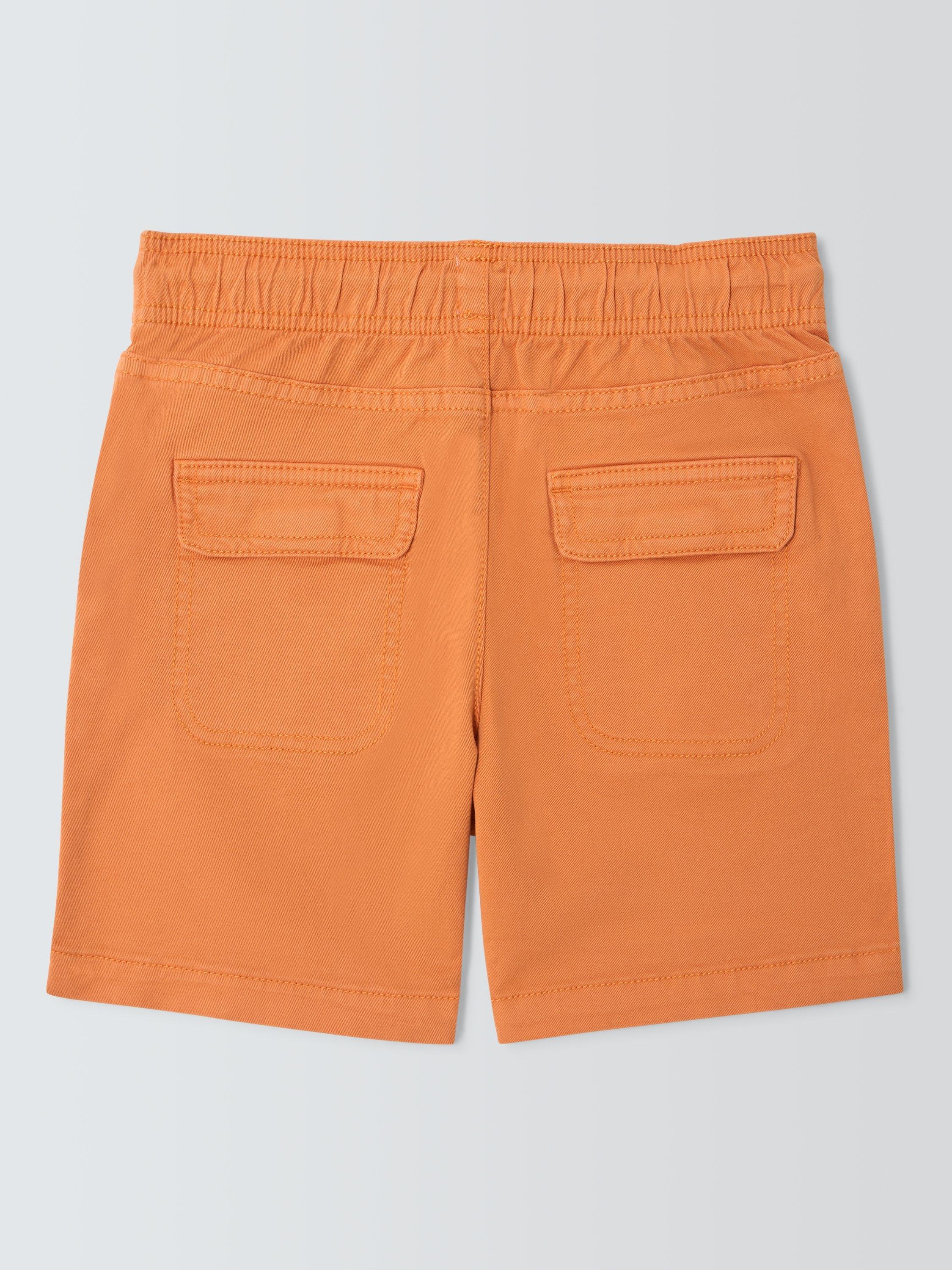 Product image 6 of 7, which shows John Lewis Kids' Dock Shorts, Orange, 2 years