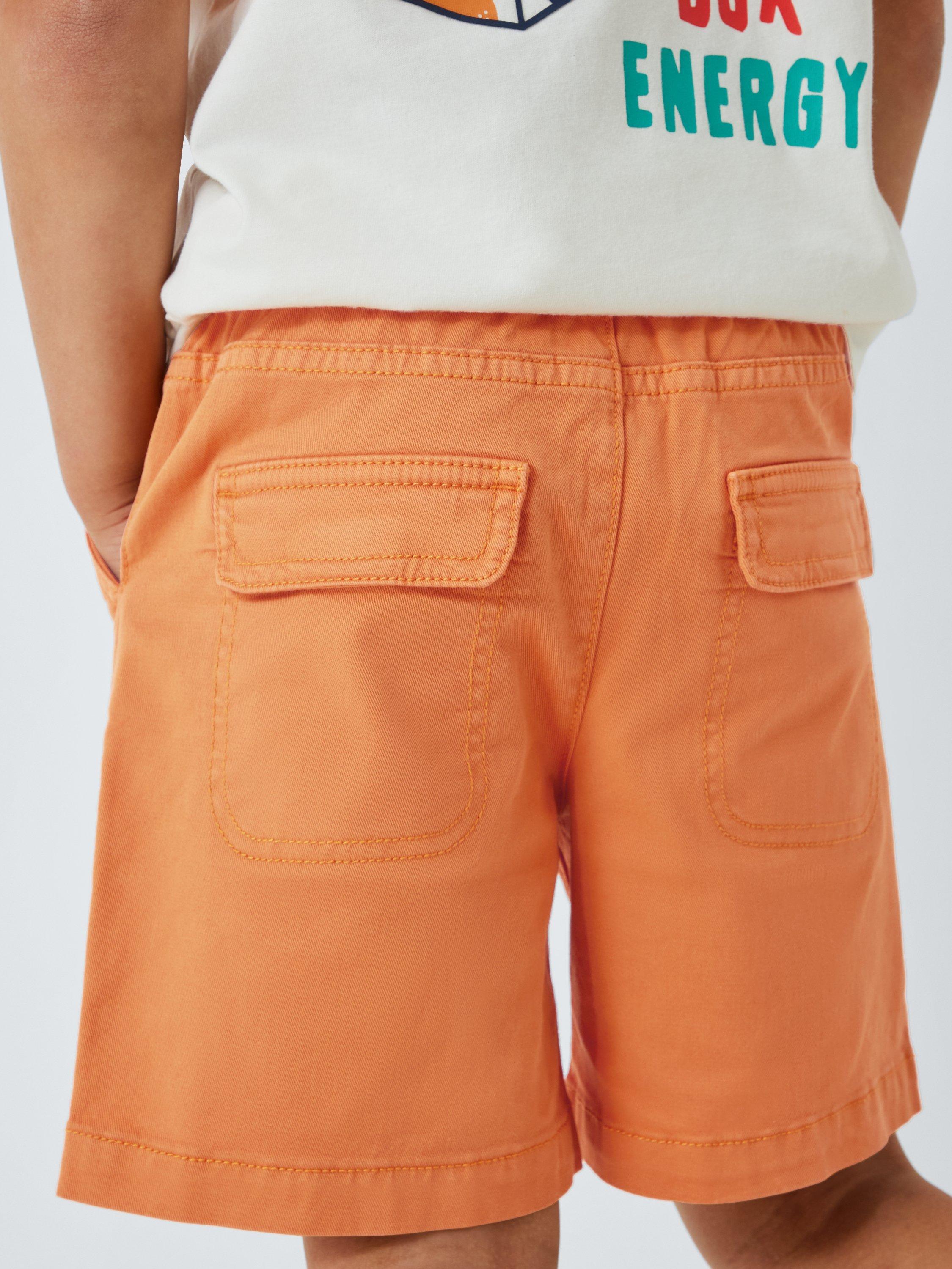Product image 5 of 7, which shows John Lewis Kids' Dock Shorts, Orange, 2 years