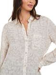 Rails Josephine Shirt, White/Brown