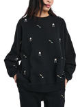 Rails Varsity Champagne Sweatshirt, Black