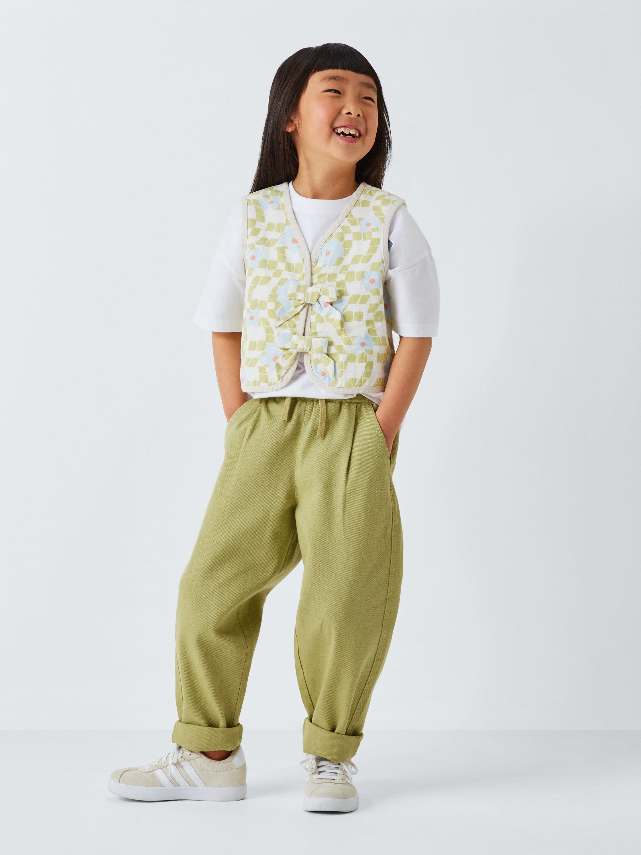 Product image 2 of 7, which shows John Lewis ANYDAY Kids' Bows Gilet, Multi, 9 years