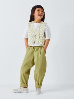 John Lewis ANYDAY Kids' Bows Gilet, Multi - view 2, Multi