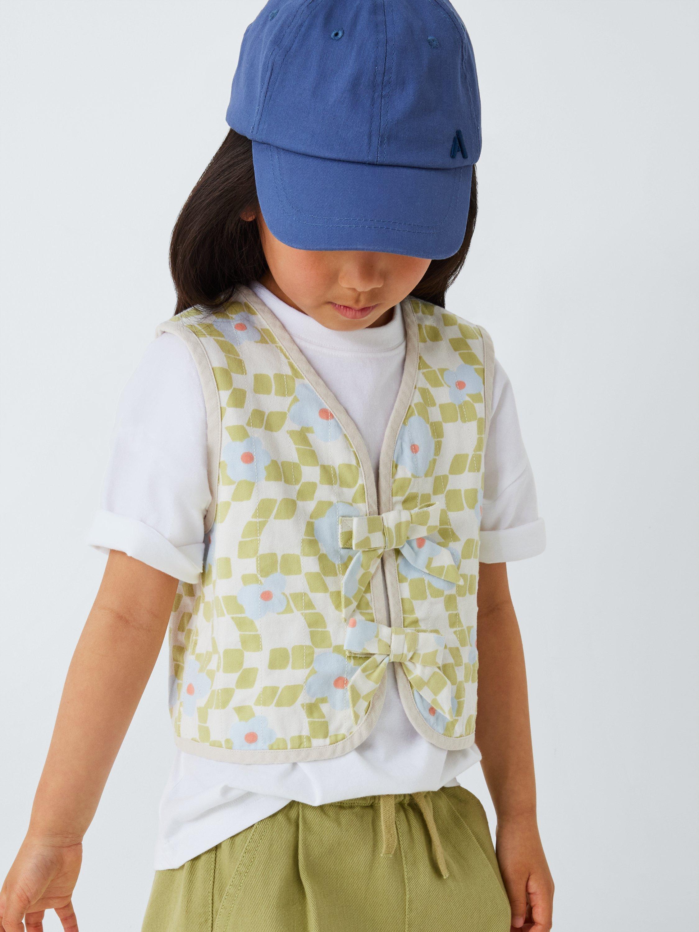 Product image 4 of 7, which shows John Lewis ANYDAY Kids' Bows Gilet, Multi, 9 years