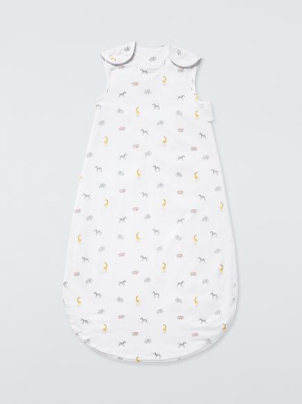 John Lewis Ditsy Safari Print Baby Sleeping Bag, 0.5 Tog, Multi, Multi