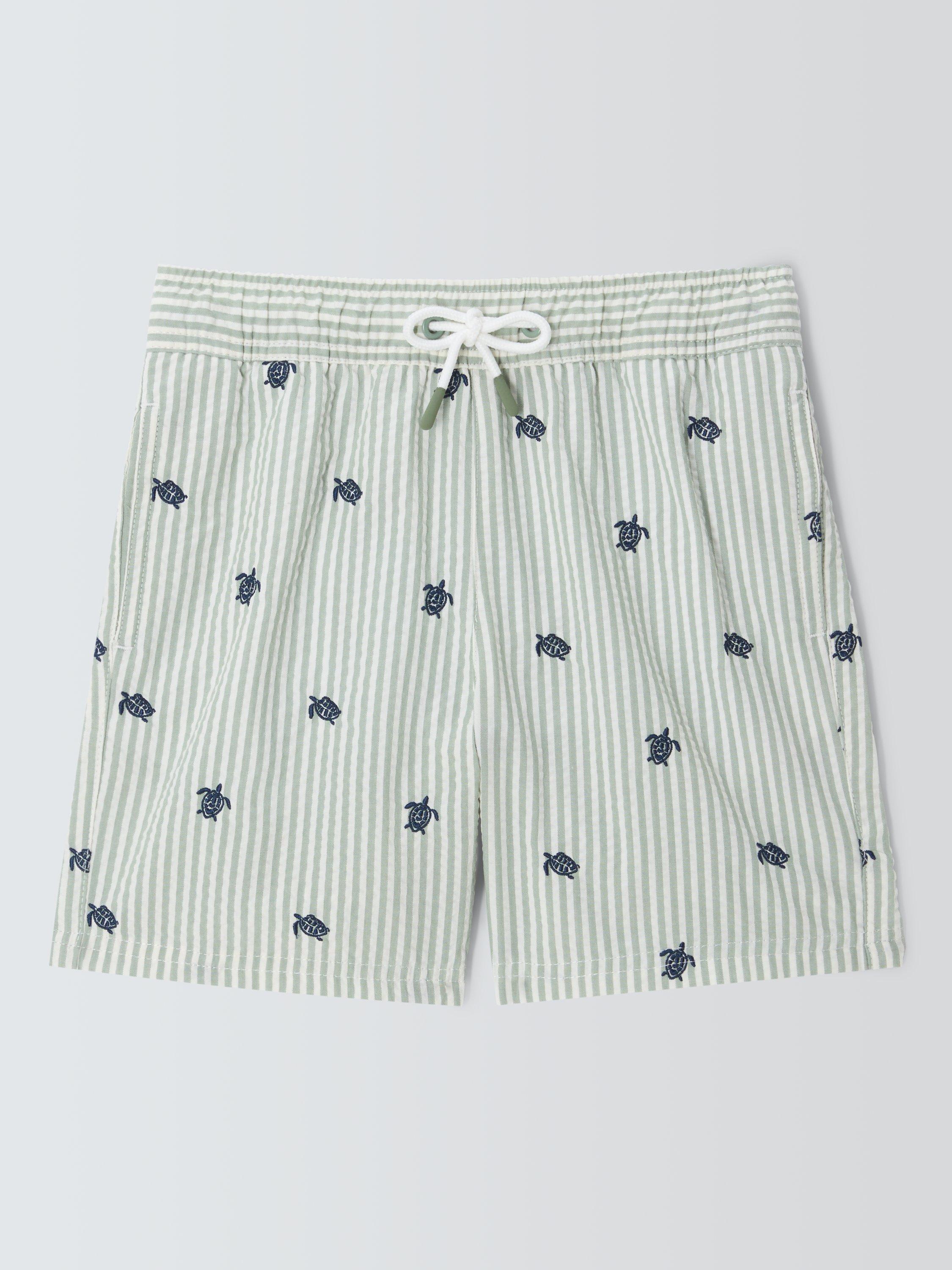 Product image 4 of 7, which shows John Lewis Kids' Turtle Swim Shorts, Green, 2 years